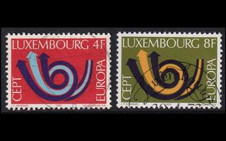 Luxemburg 862-3 o Europa (1973)