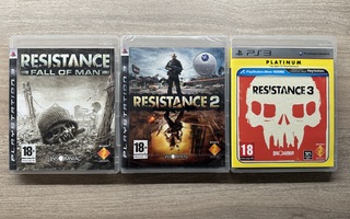 Resistance 1-3 (Resistance 2 muoveissa) (ps3)