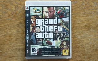 Grand Theft Auto IV - PS3 (CIB) ohjeet & kartta