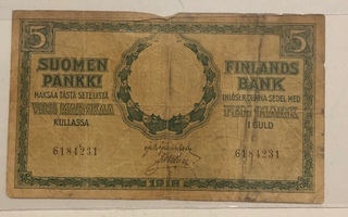 5 Markkaa 1918