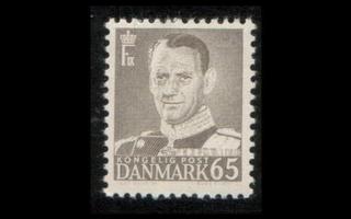 Tanska 349 ** Frederik IX 65 öre (1953)