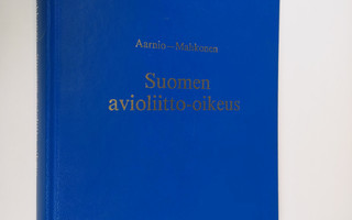 Aulis Aarnio : Suomen avioliitto-oikeus