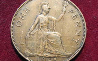 1 penny 1945. Iso-Britannia-Great Britain