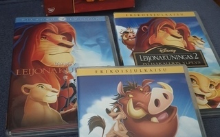 LEIJONAKUNINGAS Trilogia ( 3 x DVD )