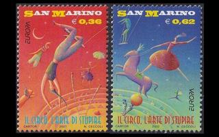 San Marino 2018-9 ** Europa sirkus (2002)