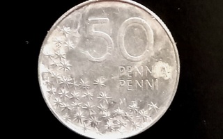 50 penniä v. 1990, Suomi