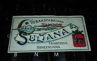 Hämeenlinna Samson Tupakka Sultana PK300/1