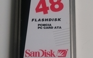 Sandisk 48 MB PCMCIA muistikortti