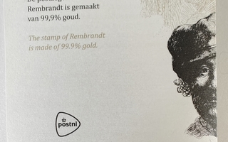 Rembrandt kultainen postimerkki