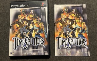 TimeSplitters PS2 Kotelo + Ohjekirja