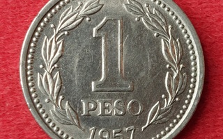 Argentiina 1 peso 1957