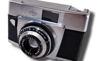 Vintage filmikamera (Agfa Silette Rapid I)
