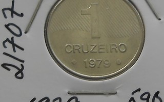 BRASILIA  1 Cruzeiro   v. 1979   KM#590   Circ.