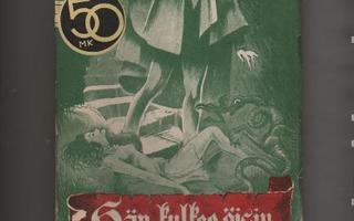 Carr, John Dickson: Hän kulkee öisin, Aura 1947, nid,1.p, K3
