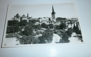 Tallinn, näkymä Toompealle, vanha valokuvapk, ei kulk.