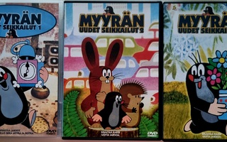 MYYRÄN UUDET SEIKKAILUT 1-3 DVD (3 X 1 DISCS)