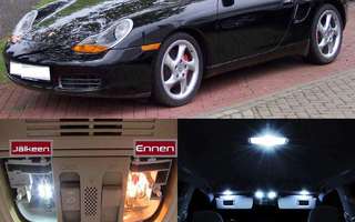 Porsche Cayman / Boxster (986) Sisätilan LED -muutossarja