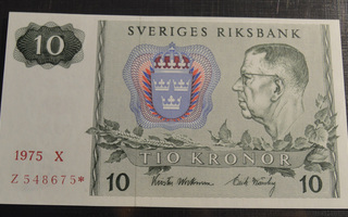 Ruotsi 1975 10 Kronor