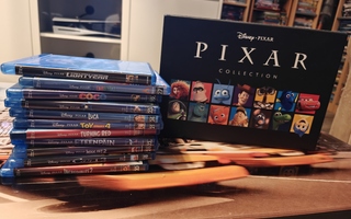 Kaikki Disney Pixar elokuvat Blu-ray.