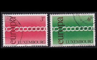 Luxemburg 824-5 o Europa (1971)