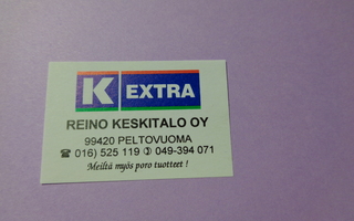 TT-etiketti K Extra Reino Keskitalo Oy, Peltovuoma