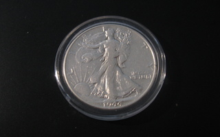 USA half dollar hopeaa - 1944