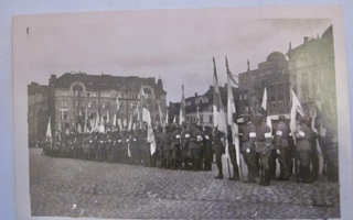 VANHA Valokuva Helsinki 1919 Suojeluskunta ym