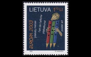 Liettua 816 ** Europa julistetaide (2003)