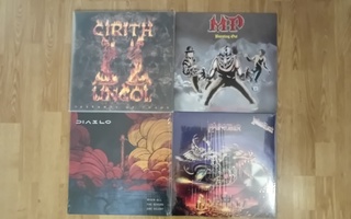 4 x Heavy metal LP