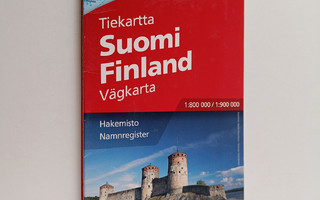 Tiekartta Suomi = Vägkarta finland + Hakemisto