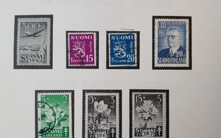 1950 Suomi postimerkki 11 kpl
