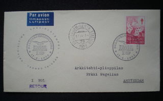 Ensilentokuori Helsinki - Hamburg - Amsterdam 17.4.1955