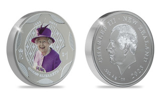1 Dollari Uusi Seelanti Kuningatar Elisabeth II