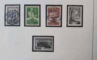 1946 Suomi postimerkki 8 kpl