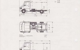 Mercedes-Benz 207 D tekniset tiedot -esite, 1983