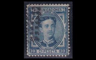 Espanja 157 o Alfonso XII 10 C (1876)