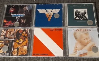 VAN HALEN 6 cd paketti