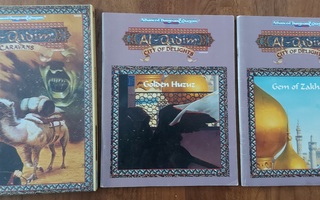 Add 2nd ed. Al-Qadim caravans boksi, Golden Huzuz, Gem of Za