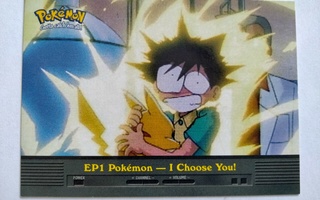 Pokemon topps EP1 pokemon I Choose You