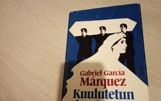 Gabriel Garcia Marquez:  Kuulutetun kuoleman kronikka (1.p)