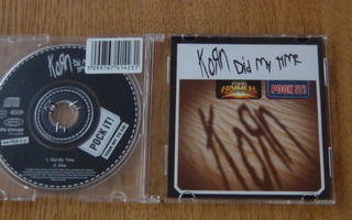 Korn Did my time 3 tuuman cdsinkku saksa 2003