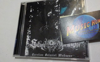 SATANIC WARMASTER - CARELIAN SATANIC MADNESS UUSI CD