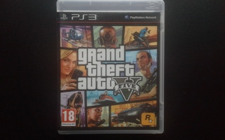 PS3: Grand Theft Auto GTA V Five (sis. kartan+manuaali) peli
