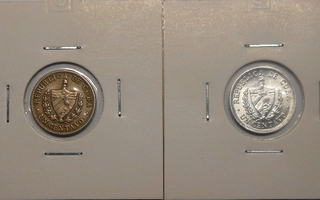Cuba. 1 centavo 1946 ja 1970.