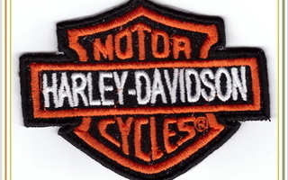 Harley Davidson -kangasmerkki / haalarimerkki, big