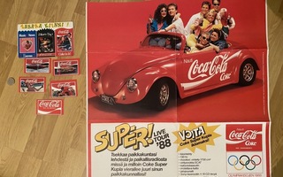 Coca Cola juliste ja tarrat