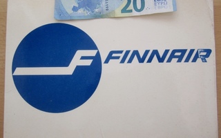 VANHA Kansio Kirjoituspaperia Lentoyhtiö Finnair