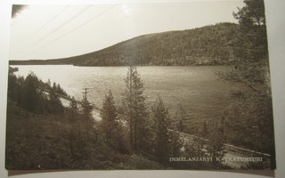 Postikortti Lappi Immelänjärvi 1950-l Alkup.Mallikappale