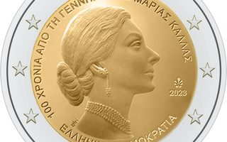 2€ Rulla Kreikka 2023 Maria Callas