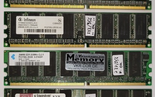 Testattu DDR333 4x256MB